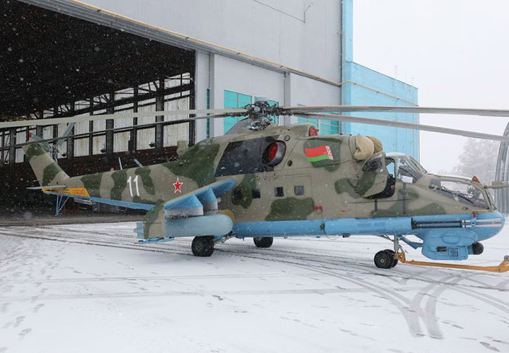 Третий военный вертолет отремонтировали мастера Оршанского авиаремонтного завода