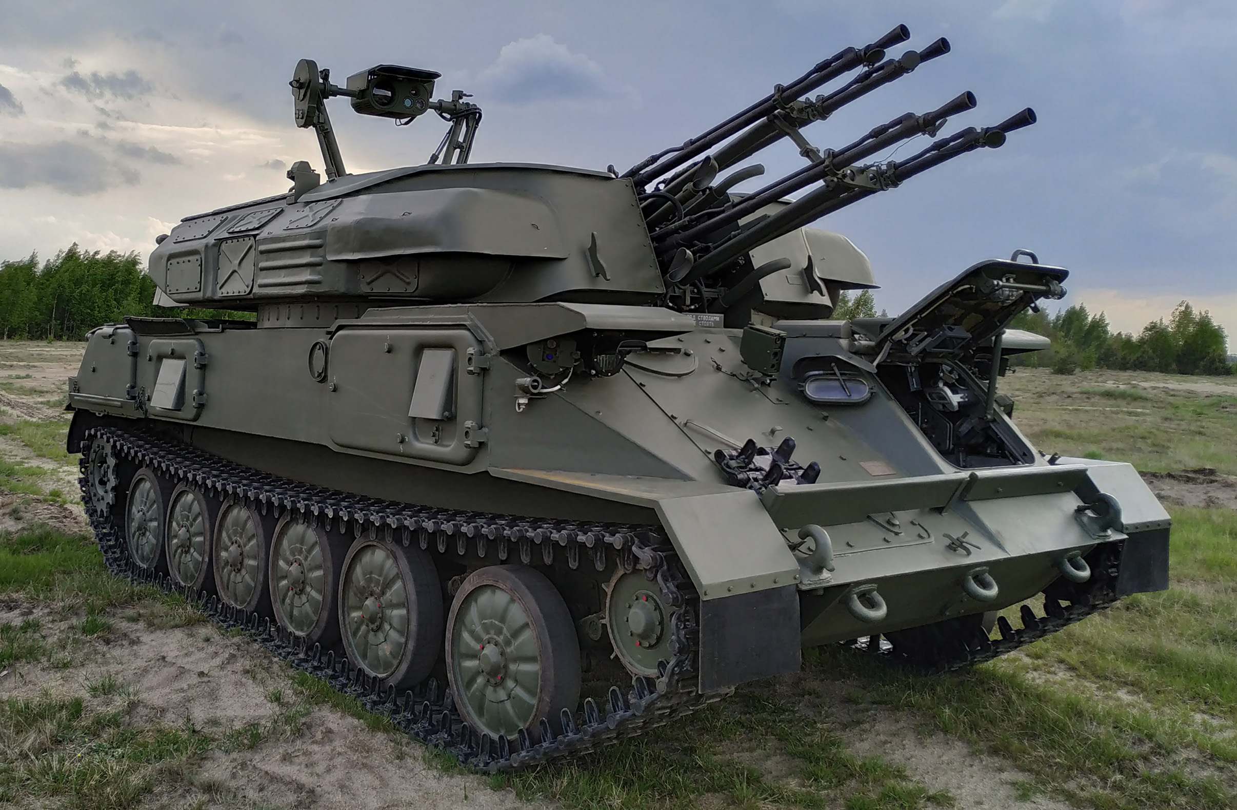 Модернизированная зенитная самоходная установка ЗСУ-23-4БМ «ШИЛКА»