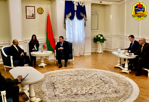 Встреча Председателя Госкомвоенпрома с Чрезвычайным и Полномочным Послом Объединенных Арабских Эмиратов в Республике Беларусь