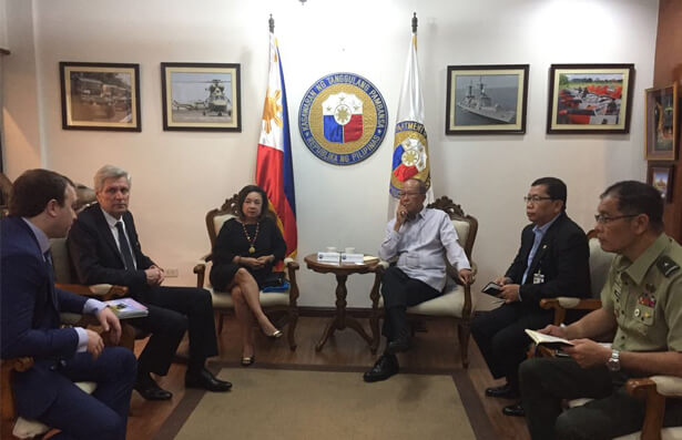 MEETING OF REPRESENTATIVES OF SFTUE “BELSPETSVNESHTECHNIKA” WITH THE STATE SECRETARY OF DEPARTMENT OF NATIONAL DEFENSE OF PHILIPPINES
